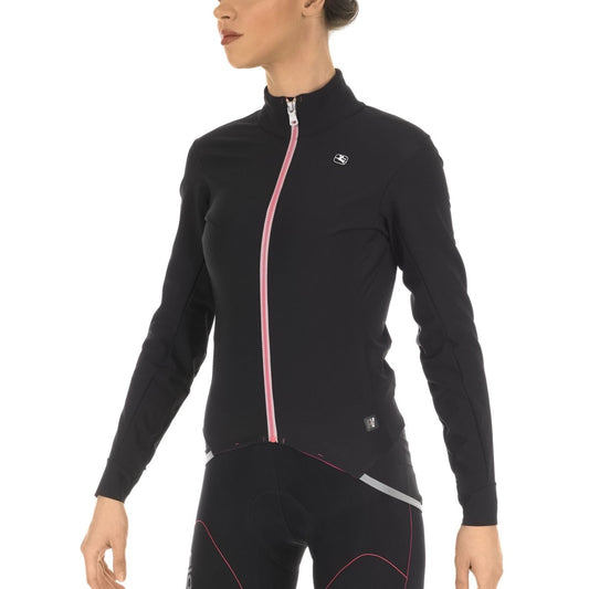 Giordana AV VERSA Women's Jacket - Black-Pink - Classic Cycling