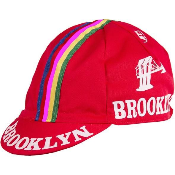 Giordana Brooklyn Cycling Cap W- Stripes – Red - Classic Cycling