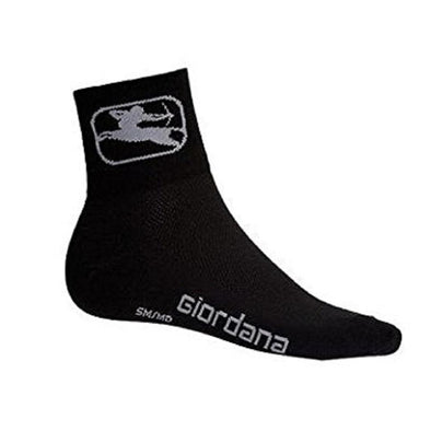 Giordana Classic Trade Sock Mid Cuff - Black-Gray - Classic Cycling
