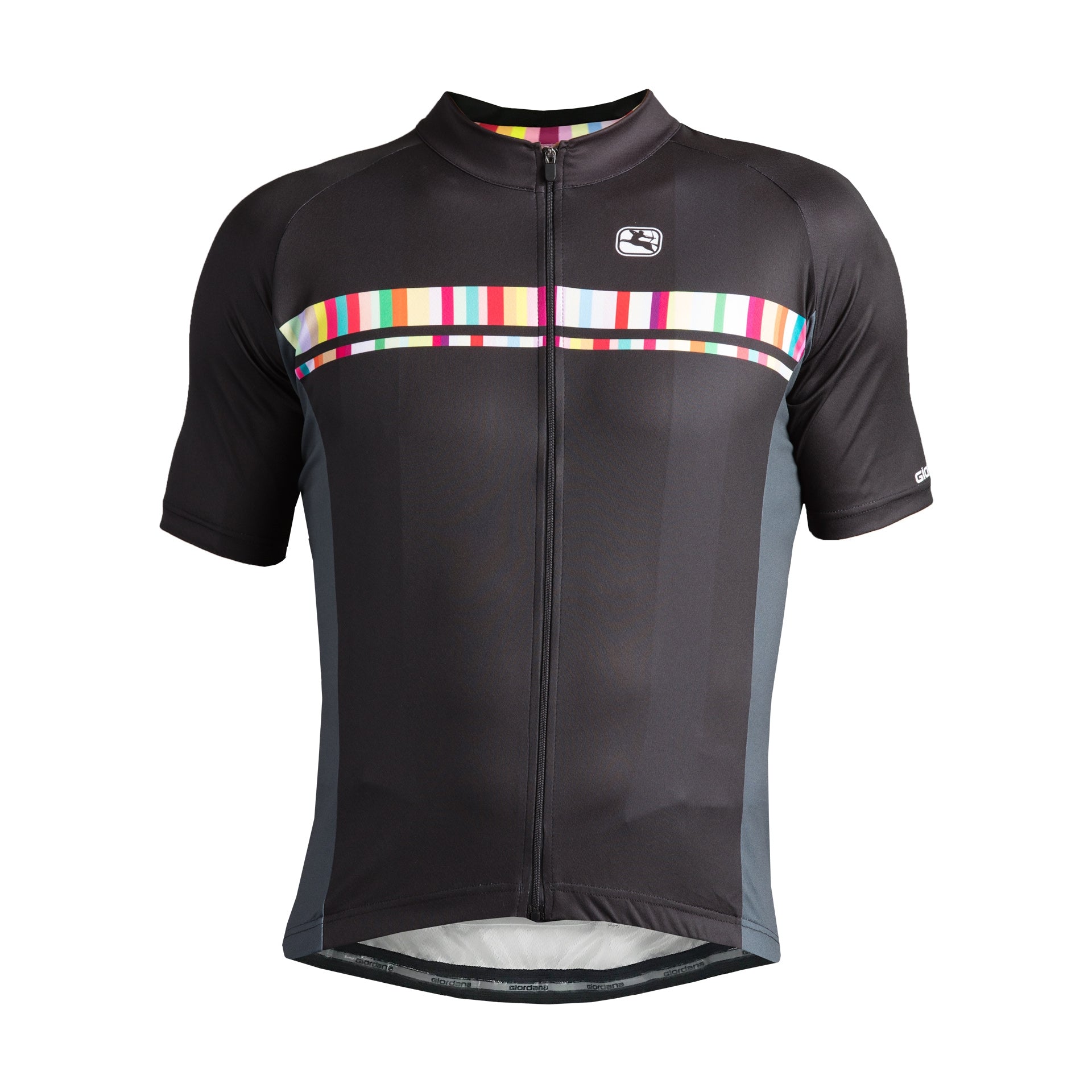 Giordana Moda Vero Pro Spectrum Short Sleeve Jersey - Black - Classic Cycling
