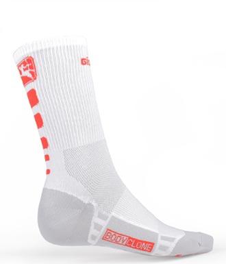 Giordana Cycling Socks Forma Red Tall Cuff White Red - Classic Cycling
