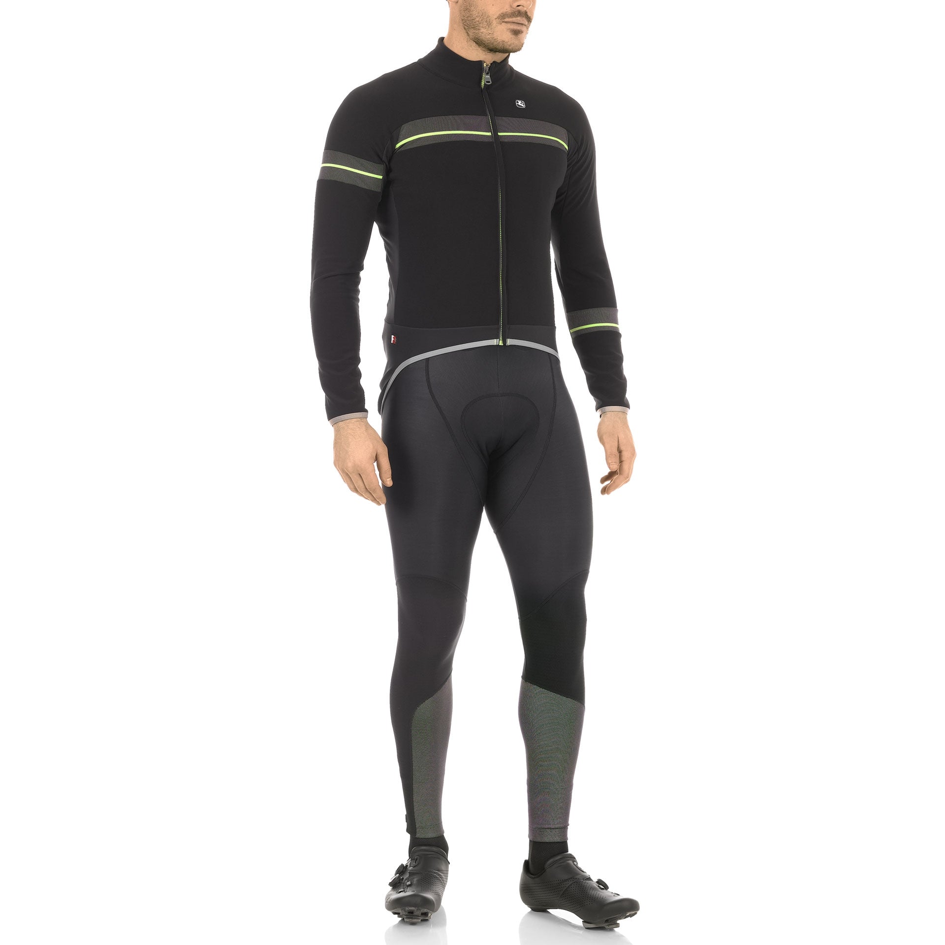 Giordana FR-C PRO Winter Jacket - Black-Fluo Yellow - Classic Cycling