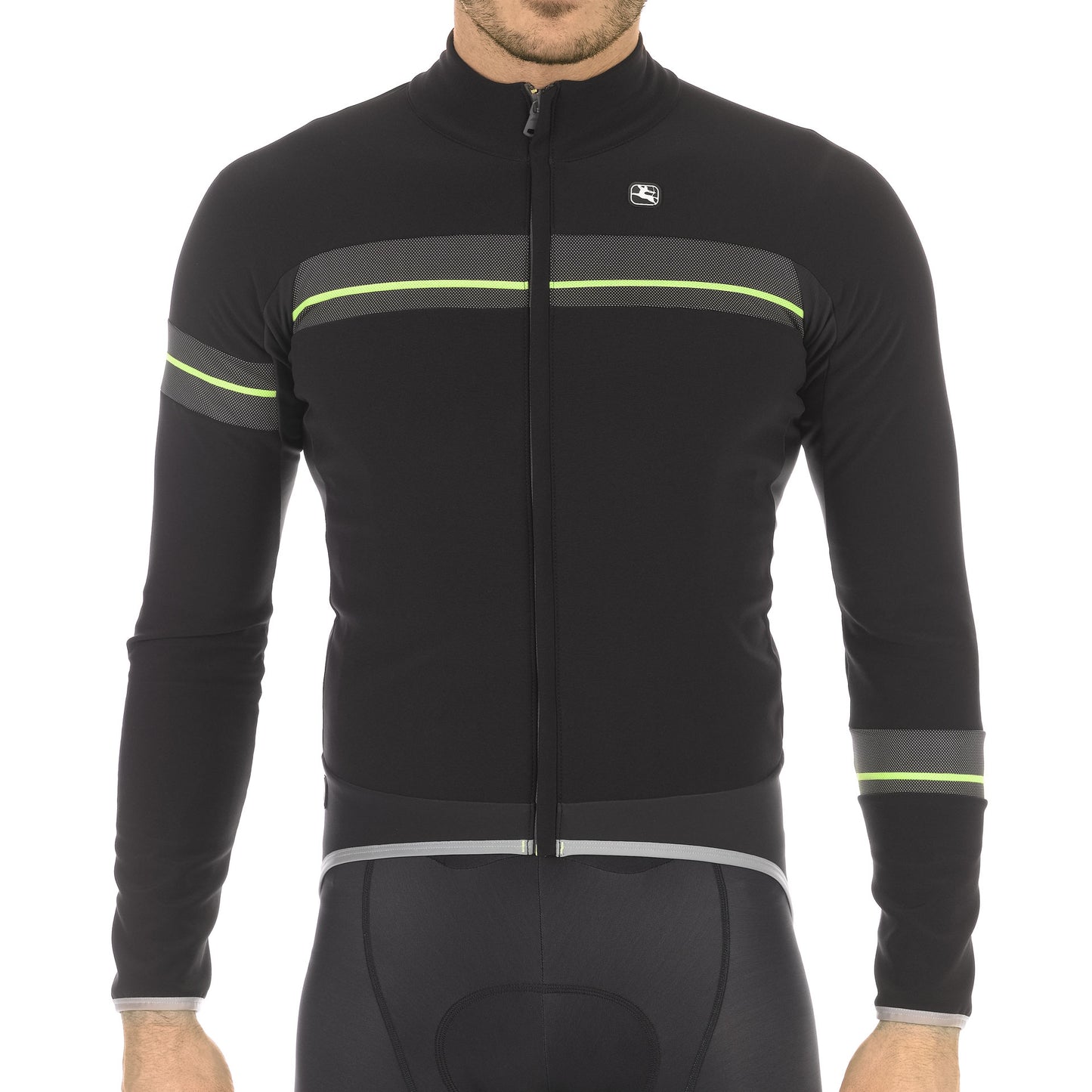 Giordana FR-C PRO Winter Jacket - Black-Fluo Yellow - Classic Cycling