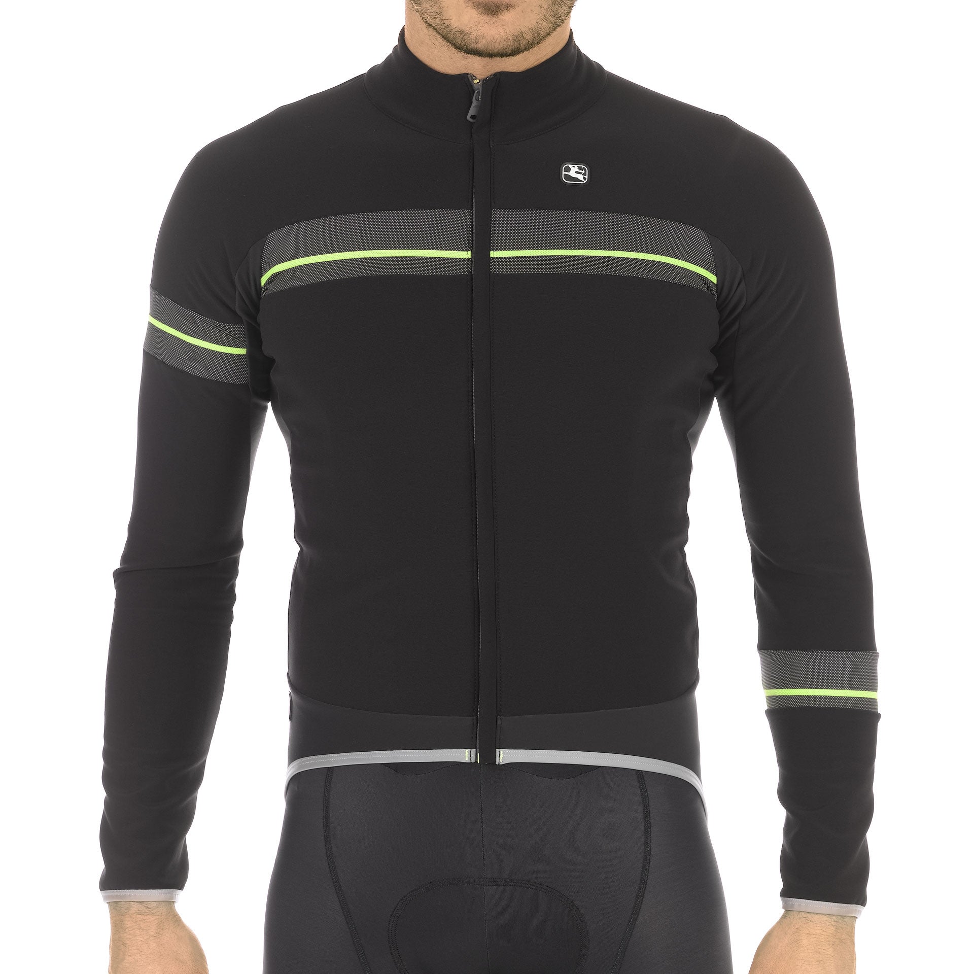 Giordana FR-C PRO Winter Jacket - Black-Fluo Yellow - Classic Cycling