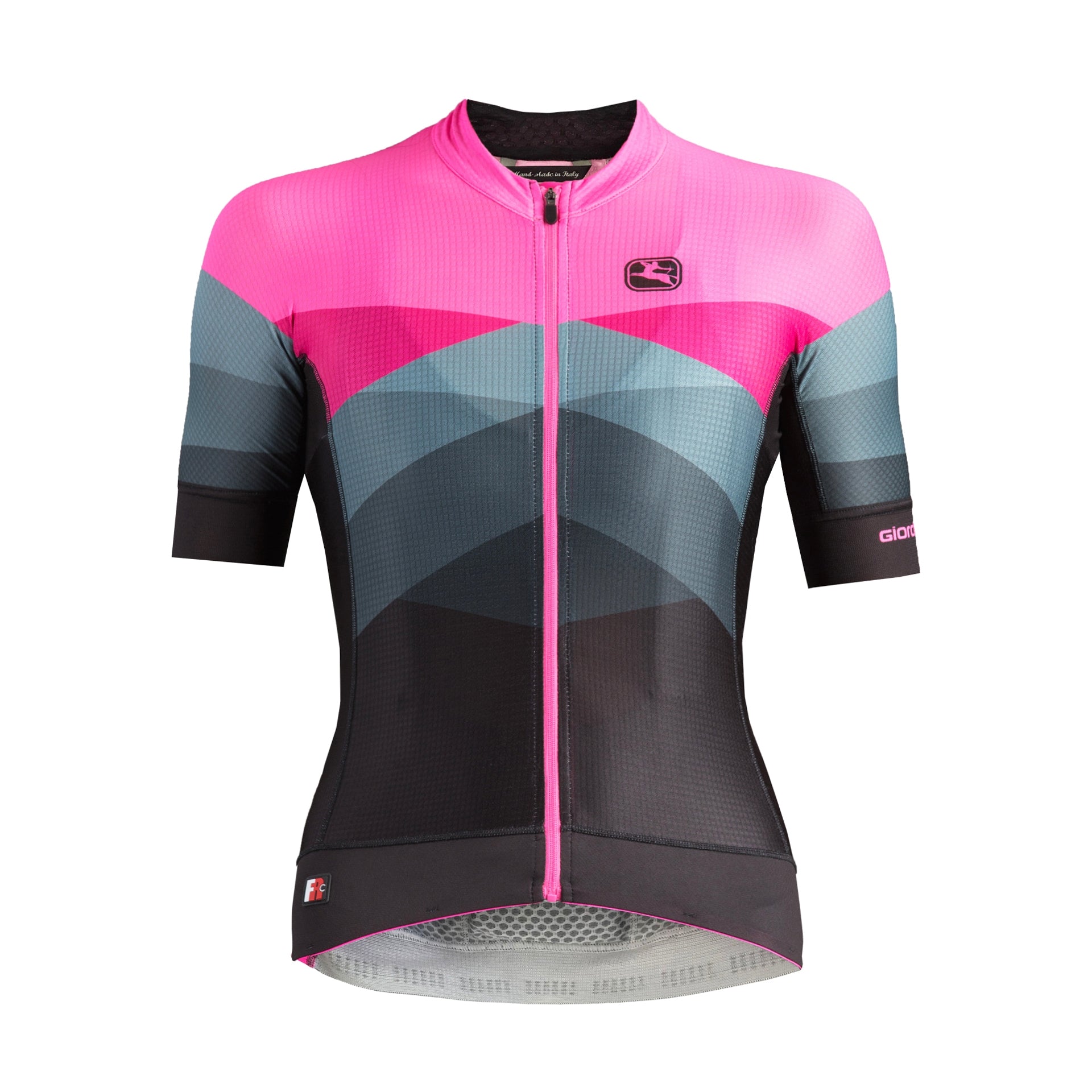 Giordana Women's Moda FR-C PRO Dolomiti Short Sleeve Jersey - Pink - Classic Cycling