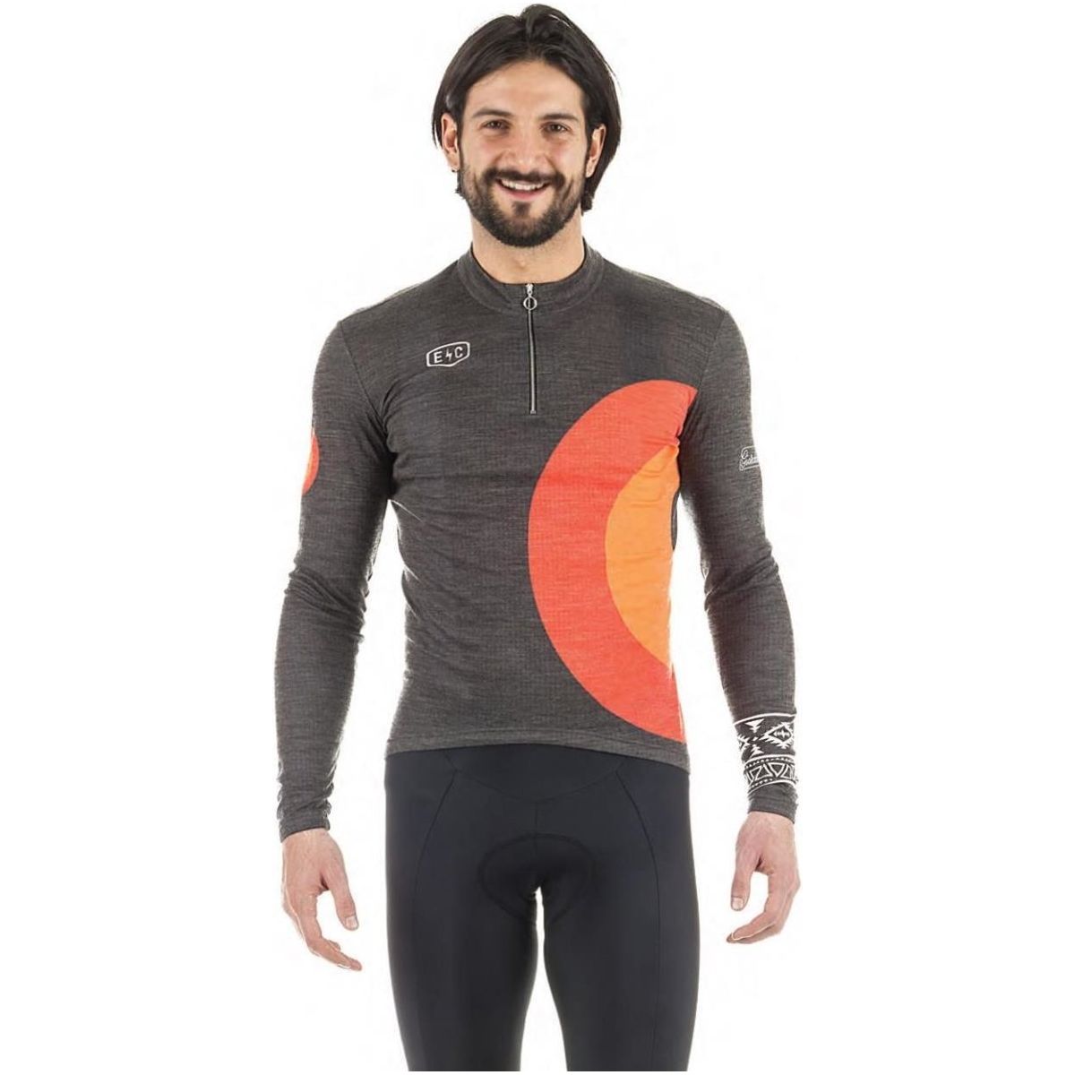 Giordana Endurance Conspiracy 'Centro' Wool Long Sleeve Jersey - Classic Cycling