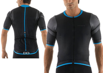 Giordana EXO Short Sleeve Jersey - Black - Classic Cycling
