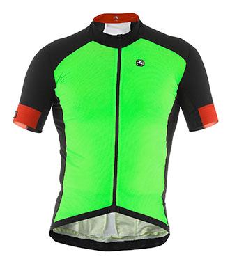 Giordana FR-C Forma Red Carbon Summer Jersey Fluo Green - Classic Cycling