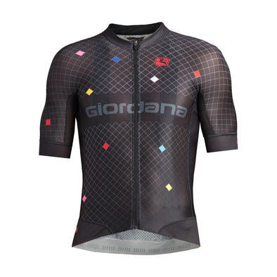 Giordana FR-C Pro Moda Short Sleeve Jersey - Diamante - Black - Classic Cycling