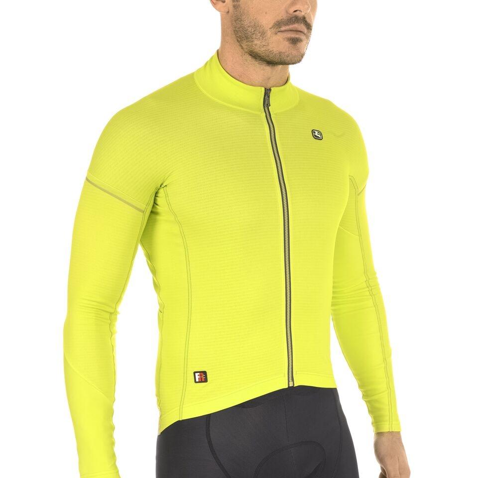 Giordana FR-C PRO Thermal Long Sleeve - Acid Green - Classic Cycling