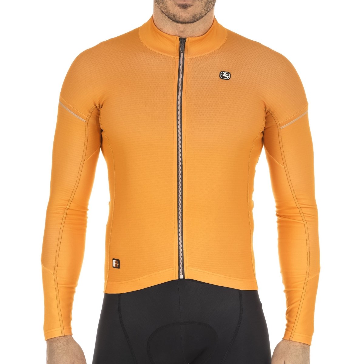 Giordana FR-C PRO Thermal Long Sleeve - Orange - Classic Cycling