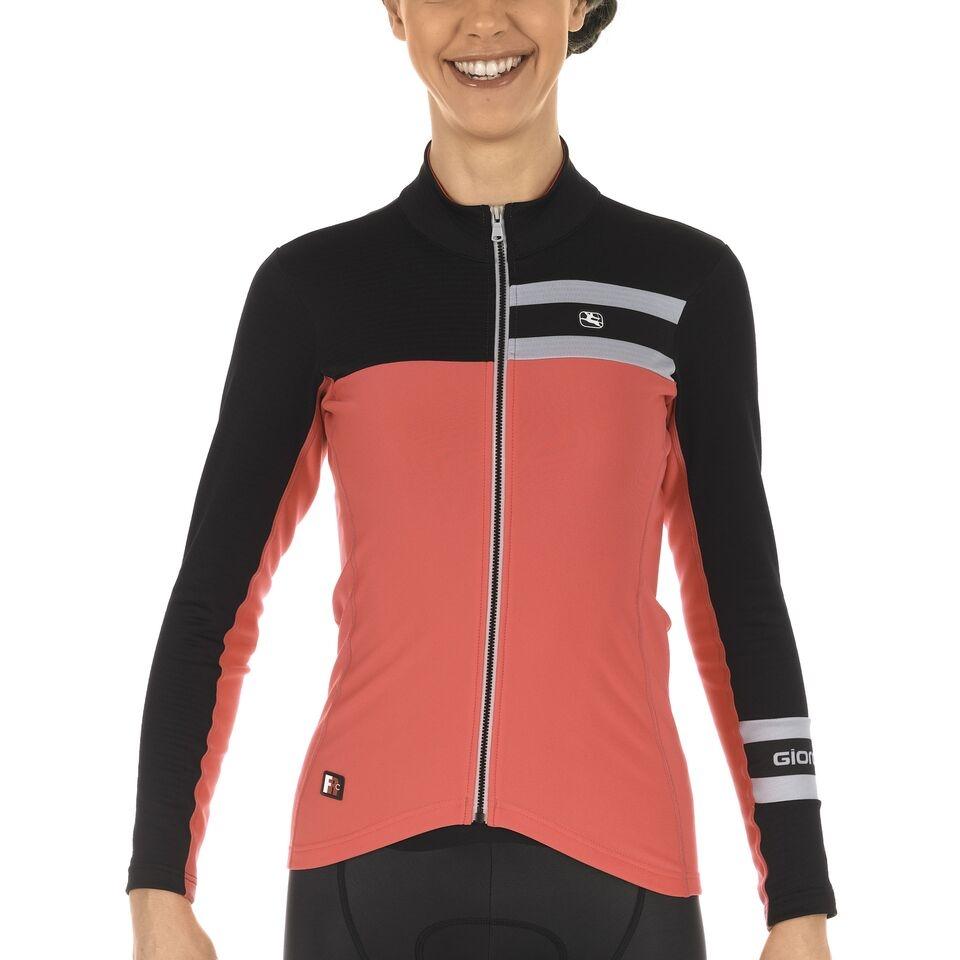 Giordana FR-C PRO Women's Thermal Long Sleeve - Pink-Black - Classic Cycling