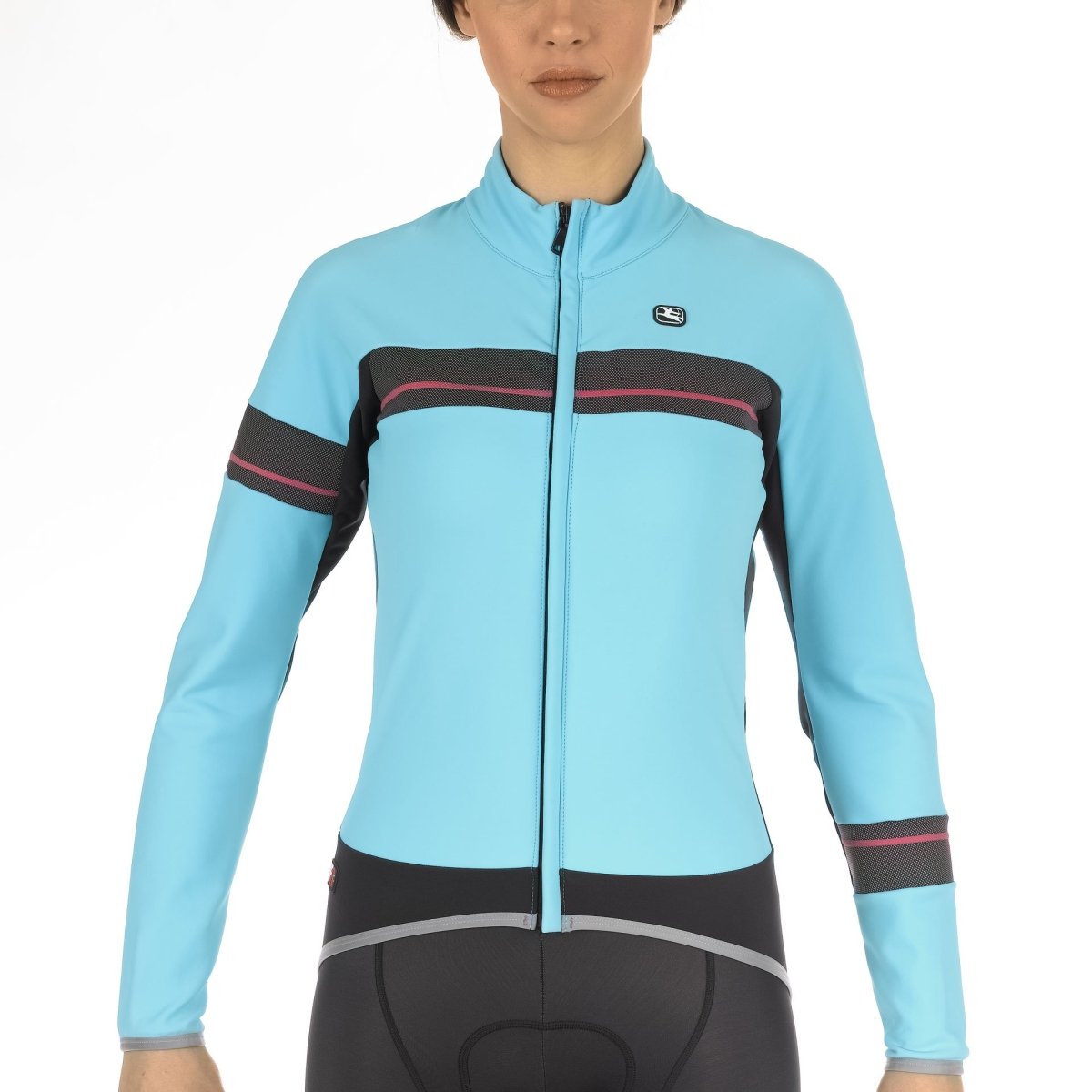 Giordana FR-C PRO Women's Winter Jacket - Light Blue-Black - Classic Cycling