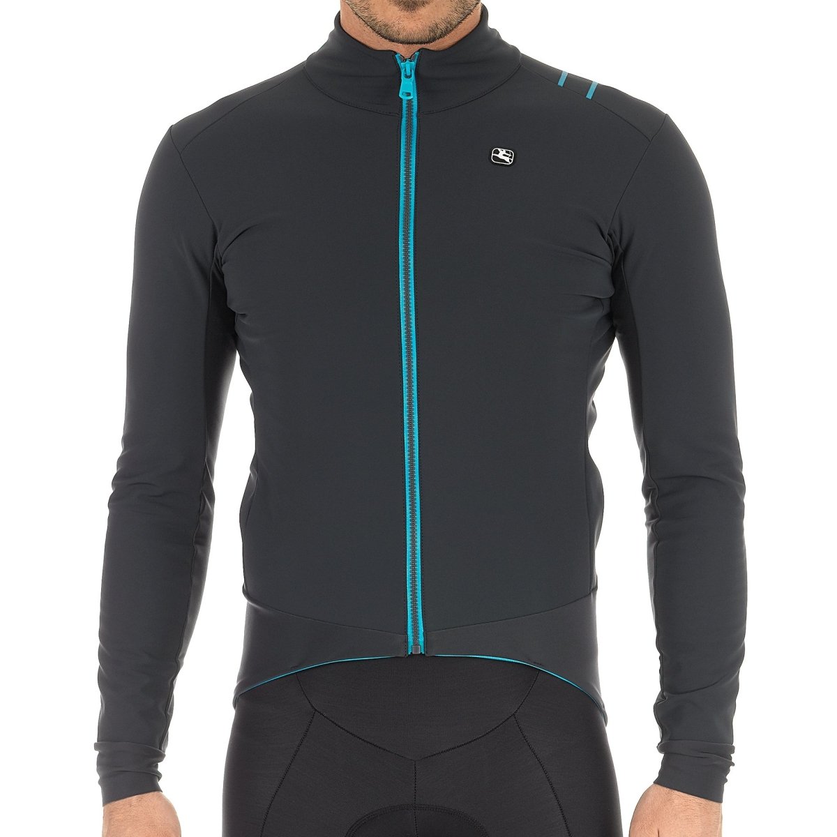 Giordana FUSION Jacket - Charcoal-Blue - Classic Cycling