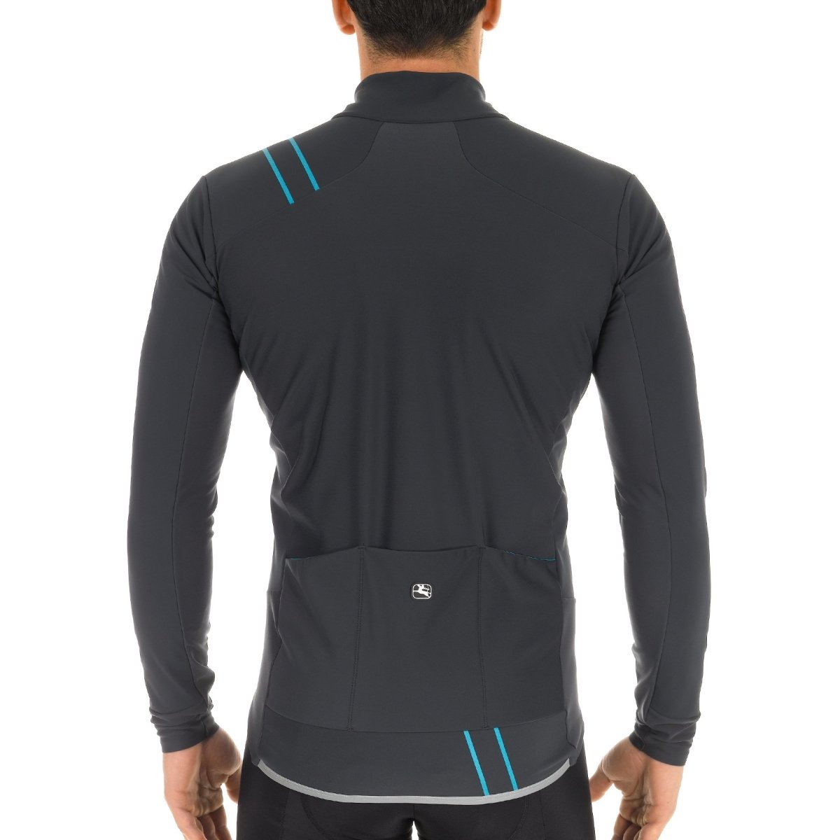 Giordana FUSION Jacket - Charcoal-Blue - Classic Cycling