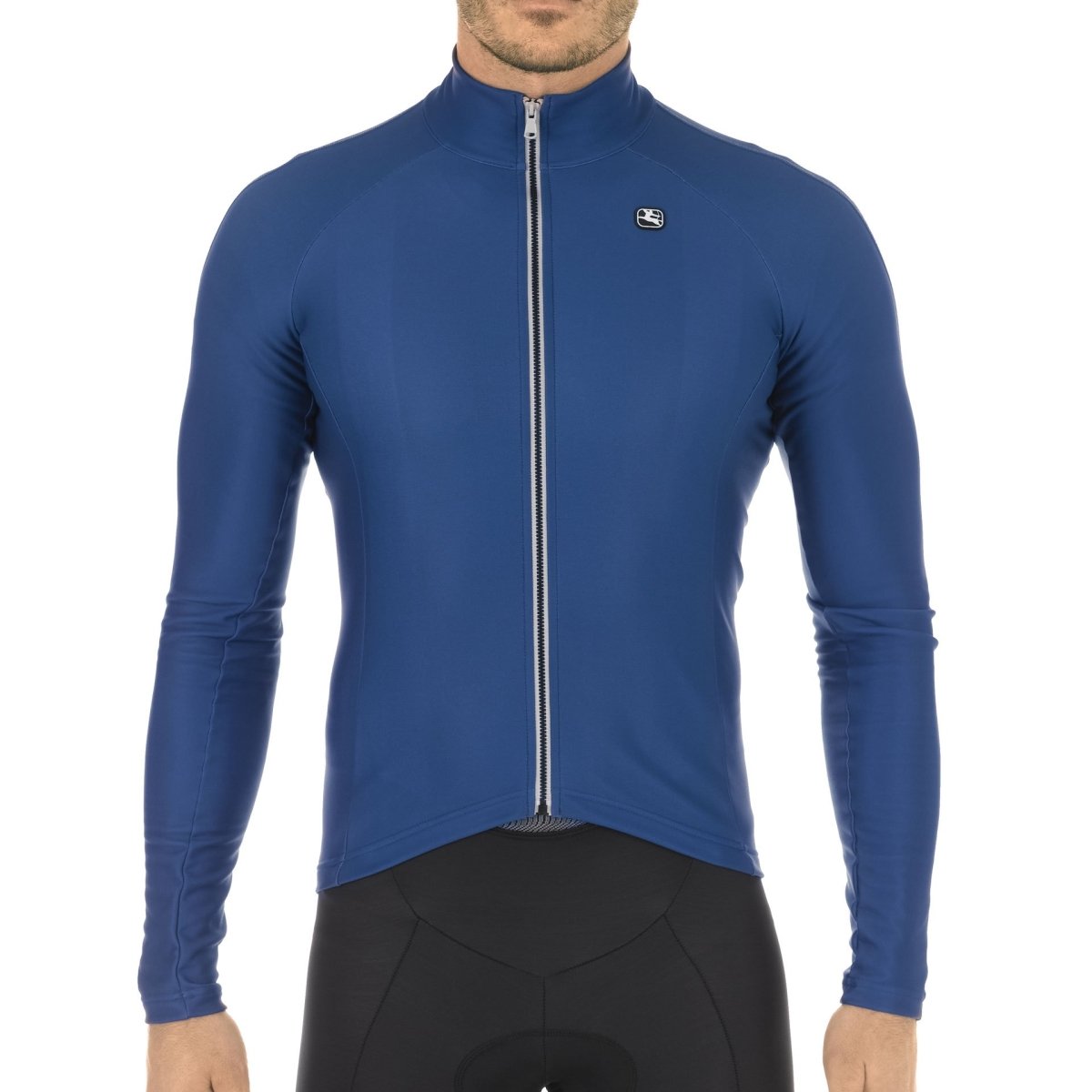 Giordana FUSION Long Sleeve Jersey - Blue - Classic Cycling