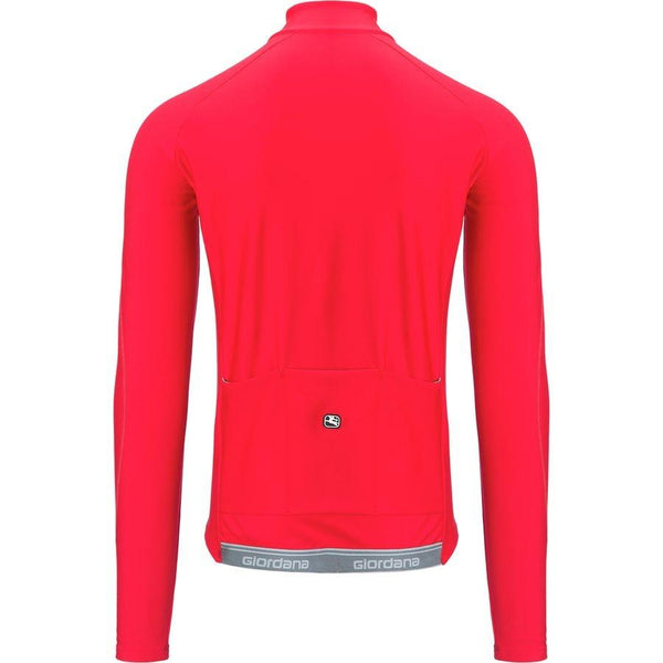 Mens Black Contour Midweight Long Sleeve Cycling Jersey