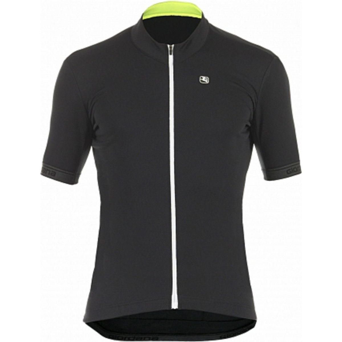 Giordana Fusion Short Sleeve Jersey - Black - Classic Cycling