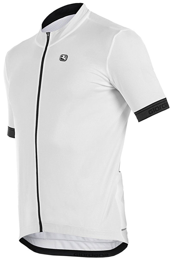 Giordana Fusion Short Sleeve Jersey - White - Classic Cycling