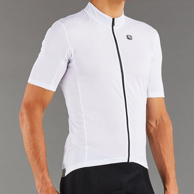 Giordana Fusion  Short Sleeve Jersey - White with Black accents - Classic Cycling
