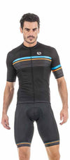 Giordana Moda "Sette" Tenax Pro Short Sleeve Jersey - Black - Classic Cycling