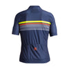 Giordana Moda Tenax Pro Sette Short Sleeve Jersey - Navy-Fluo-Orange - Classic Cycling