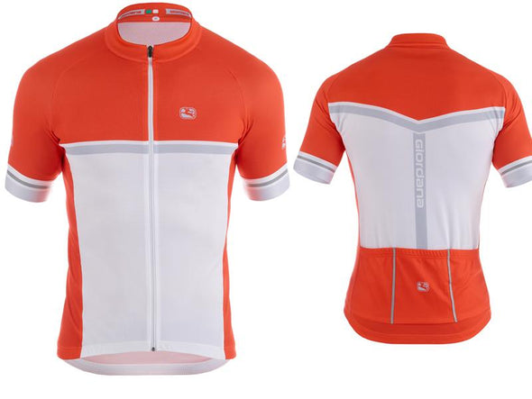 Giordana Silverline Raglan Short Sleeve Jersey Red - Classic Cycling