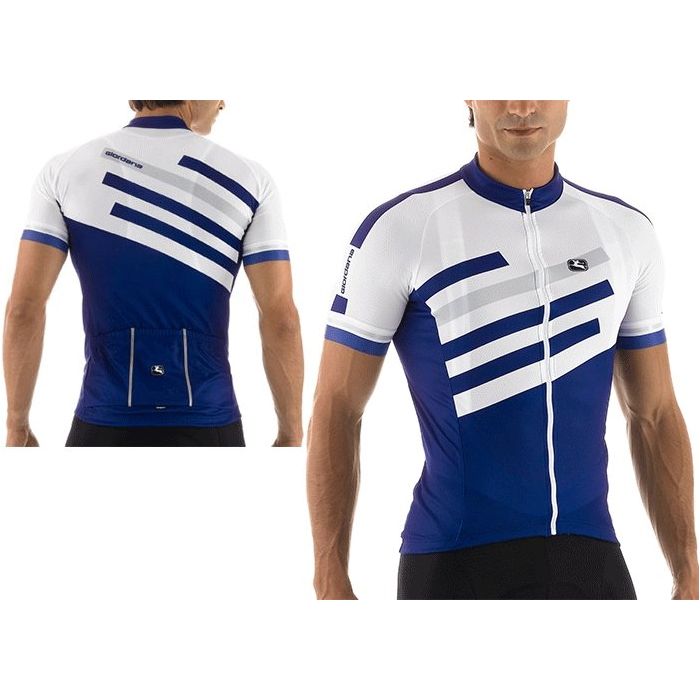 Giordana SilverLine Short Sleeve Jersey Blue - Classic Cycling