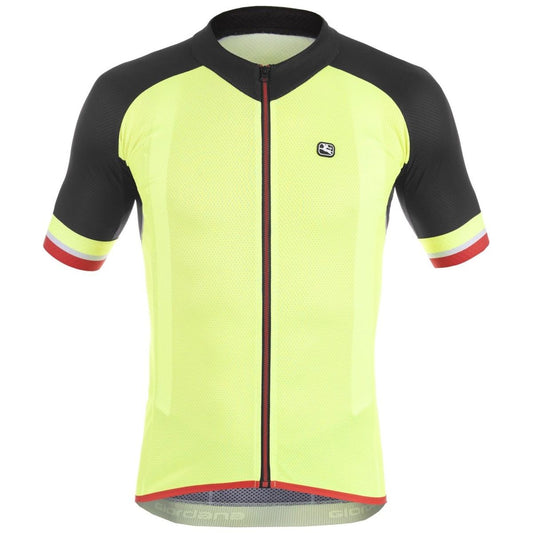 Giordana SilverLine Short Sleeve Jersey - Fluo - Black - Classic Cycling