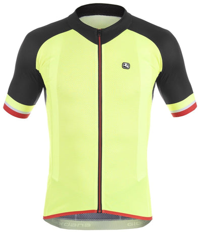 Giordana SilverLine Short Sleeve Jersey - Fluo - Black - Classic Cycling