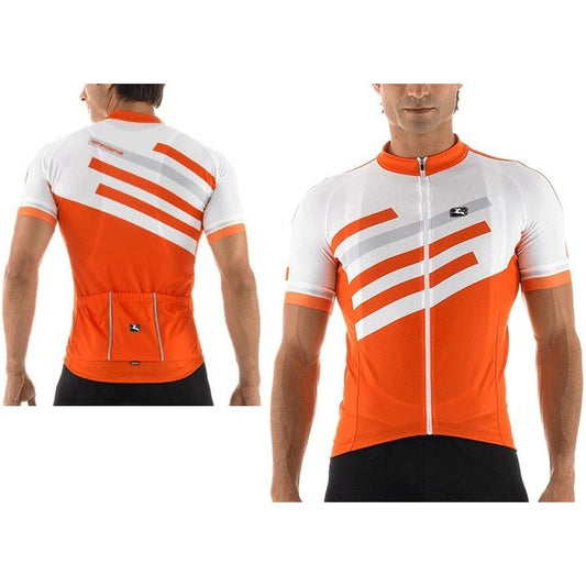 Giordana SilverLine Short Sleeve Jersey Orange - Classic Cycling