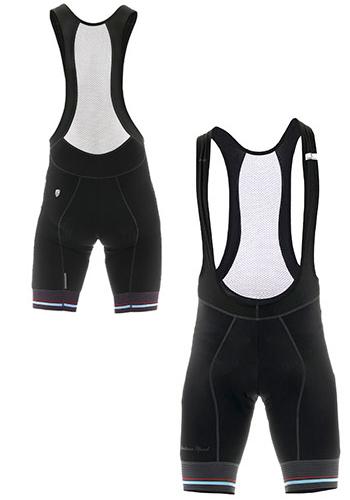 Giordana Sport Bib Shorts - Black-Blue - Classic Cycling