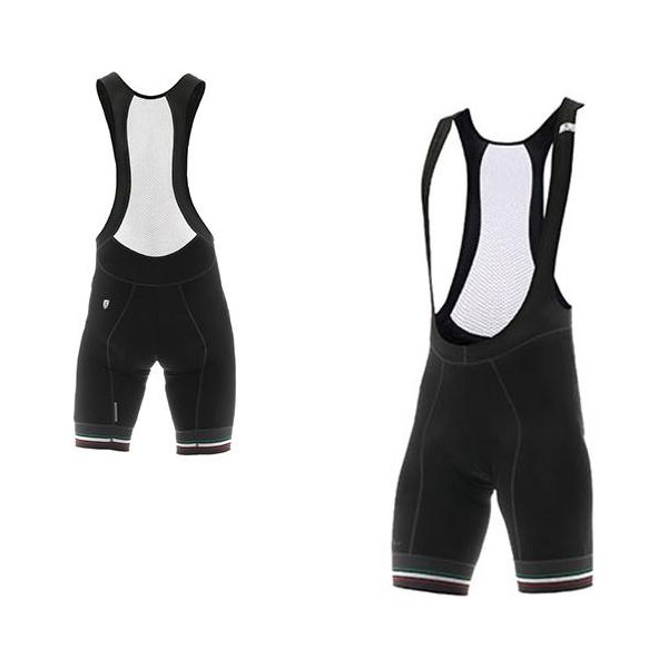 Giordana Sport Bib Shorts - Black-Red - Classic Cycling
