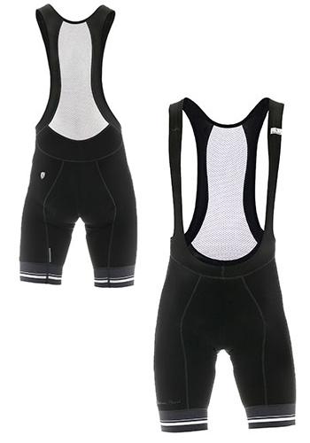Giordana Sport Bib Shorts - Black-White - Classic Cycling