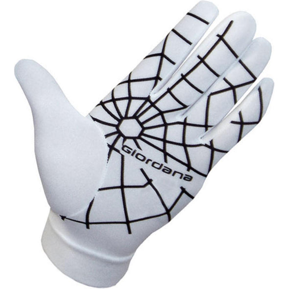 Giordana Super Roubaix Gloves  White - Classic Cycling