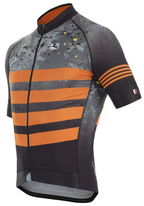 Giordana Trade "Concrete" FR-C Short Sleeve Jersey - Orange - Classic Cycling