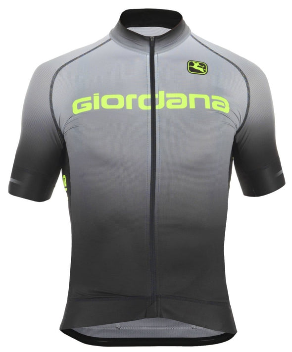 Giordana Trade "Glow" FR-C Short Sleeve Jersey - Black - Classic Cycling