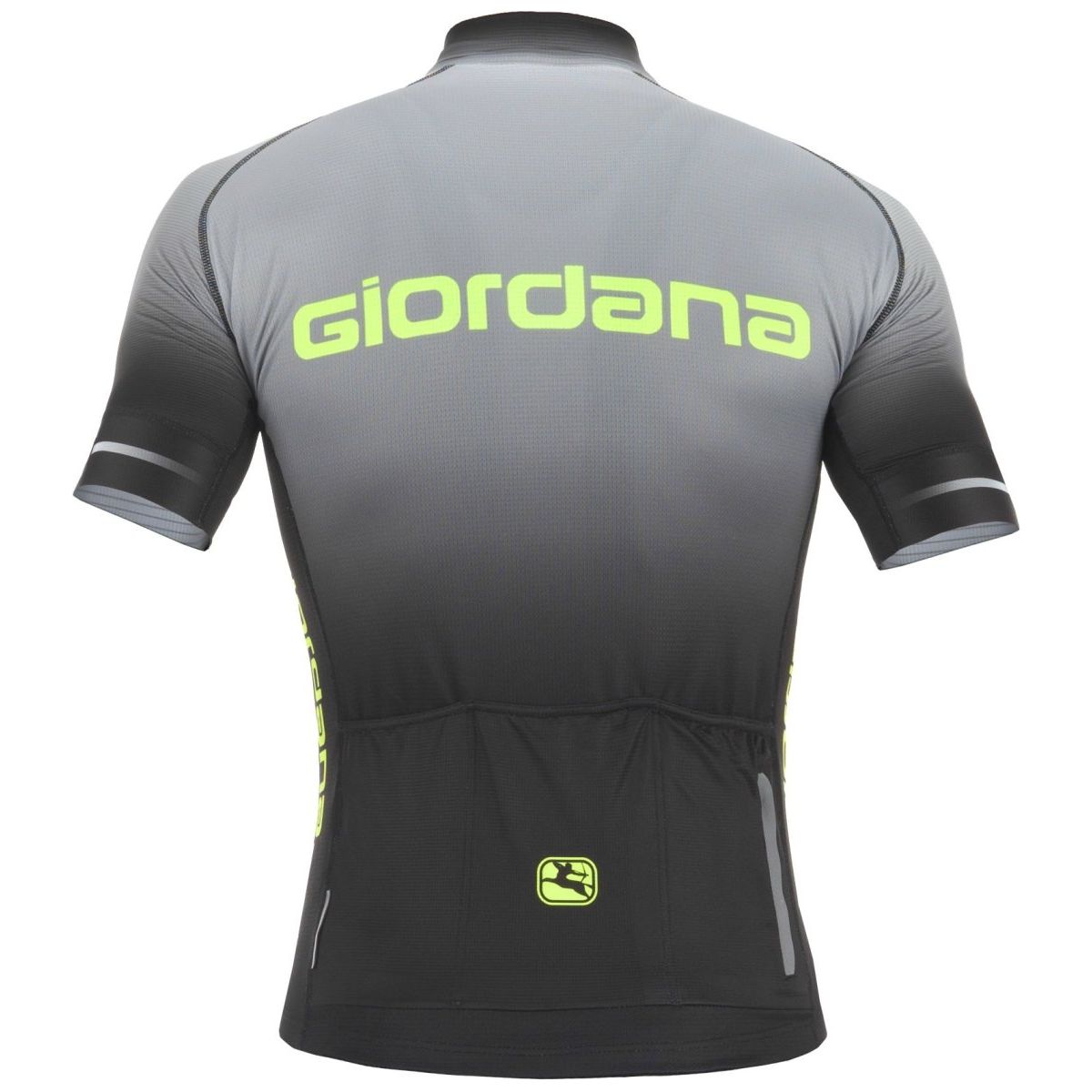 Giordana Trade "Glow" FR-C Short Sleeve Jersey - Black - Classic Cycling