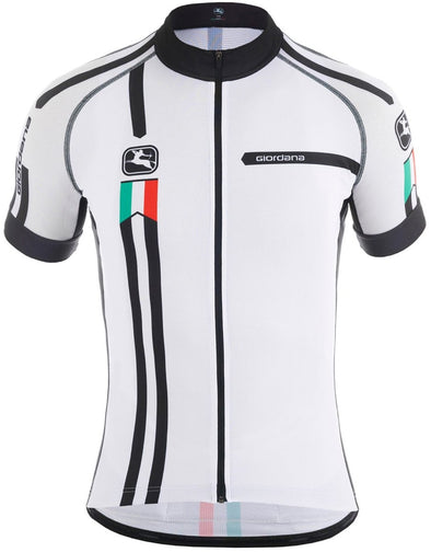Giordana Trade "Squadra"  Scatto Short Sleeve Jersey - White - Classic Cycling