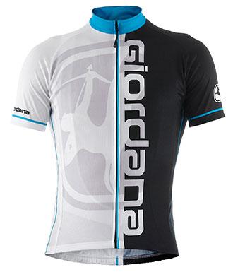 Giordana Water Mark Vero Short Sleeve Jersey Blue - Classic Cycling