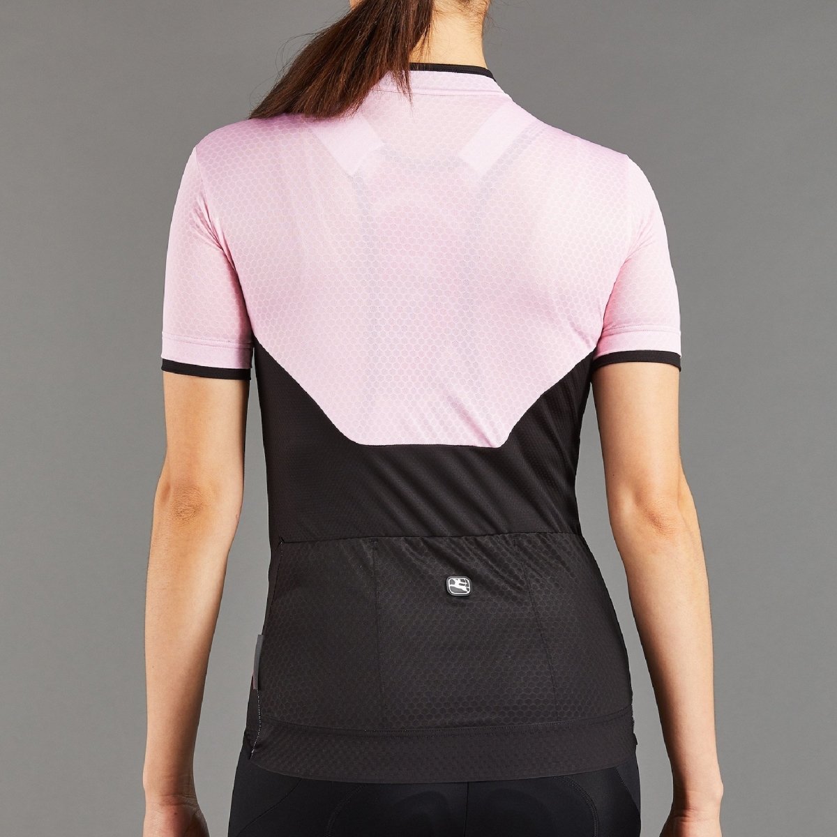 Giordana Women's SilverLine Short Sleeve Jersey - Black + Pink - Classic Cycling