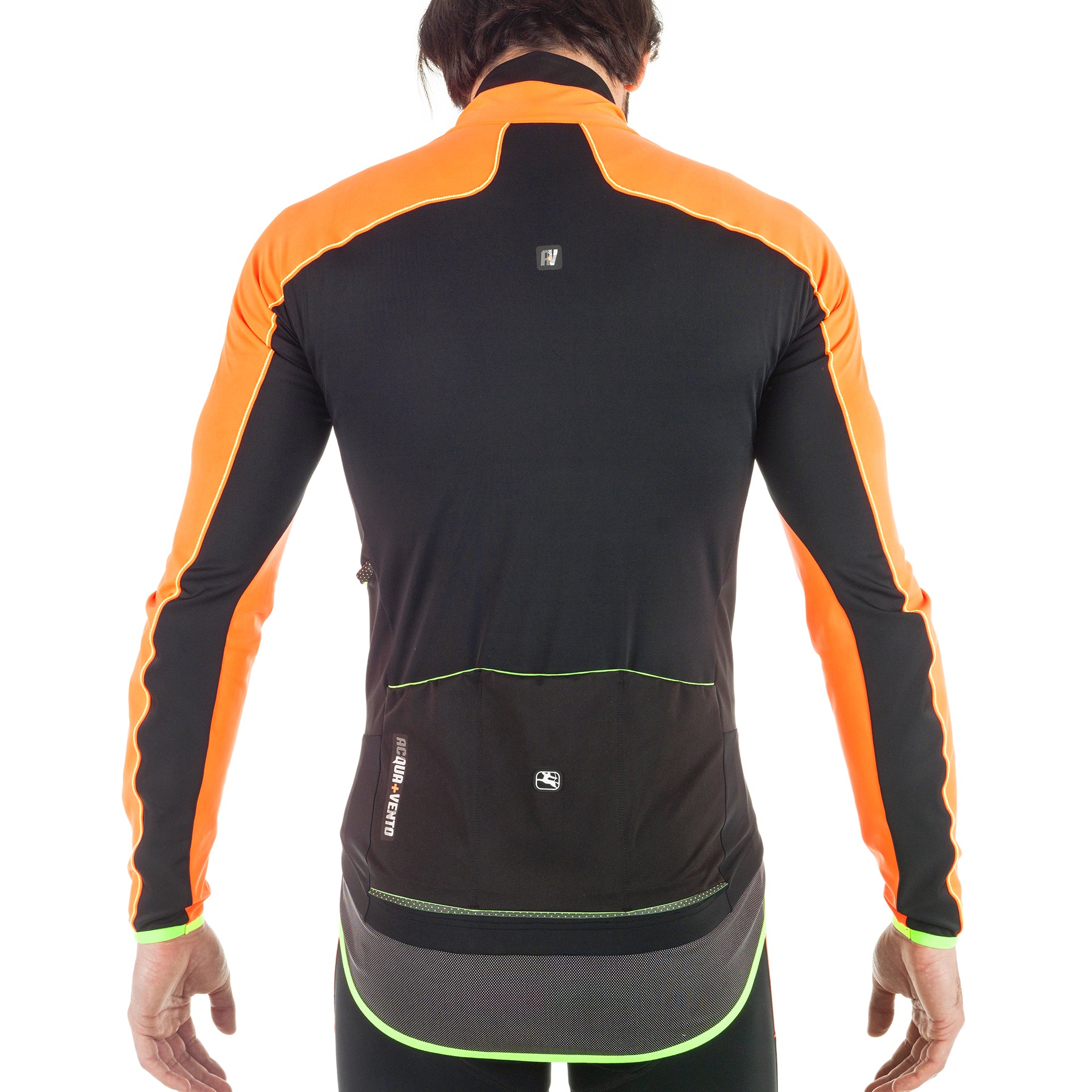 Giordana A +V 200 Winter Jacket - Orange-Black - Classic Cycling