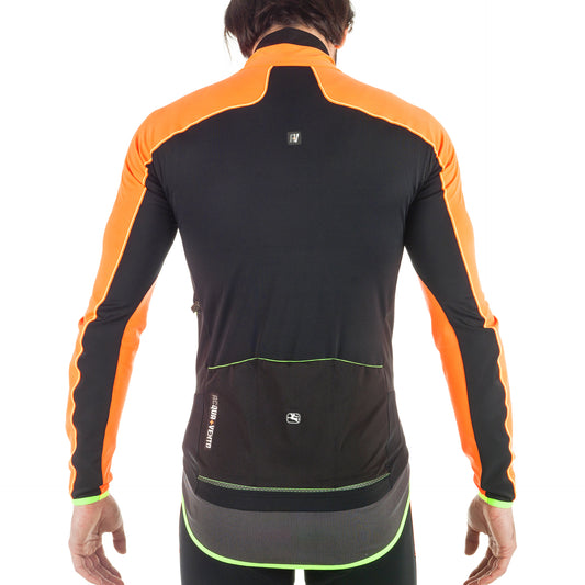 Giordana A +V 200 Winter Jacket - Orange-Black - Classic Cycling