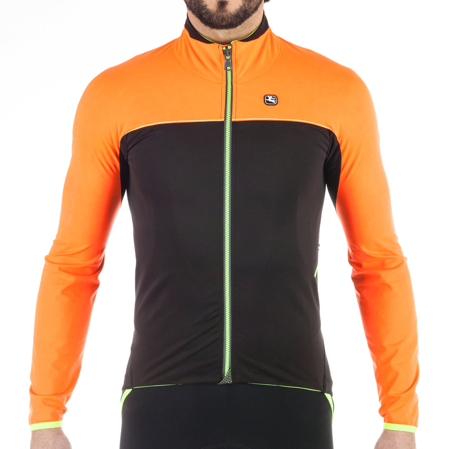Giordana A +V 200 Winter Jacket - Orange-Black - Classic Cycling