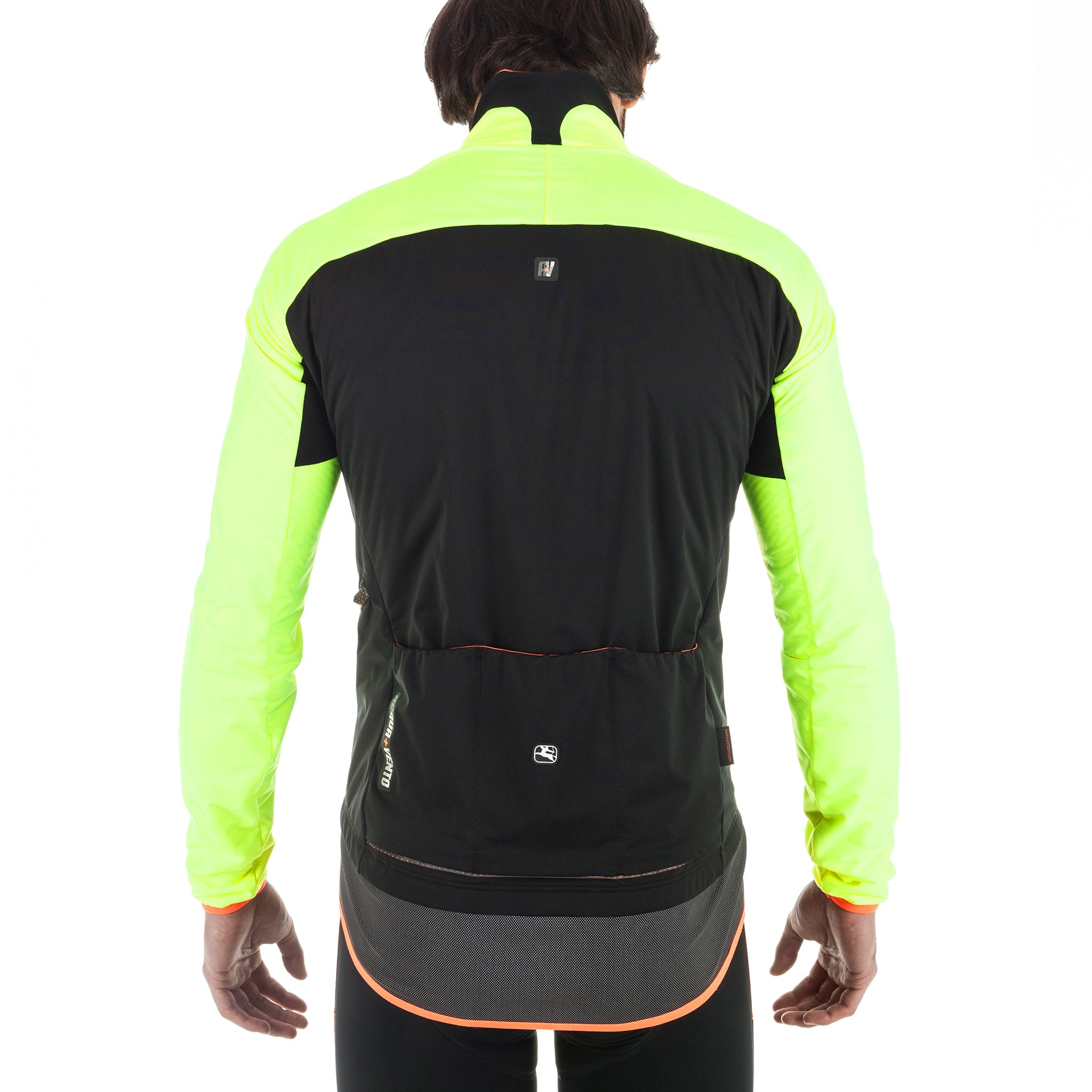 Giordana A +V Extreme Winter Jacket - Yellow-Black - Classic Cycling