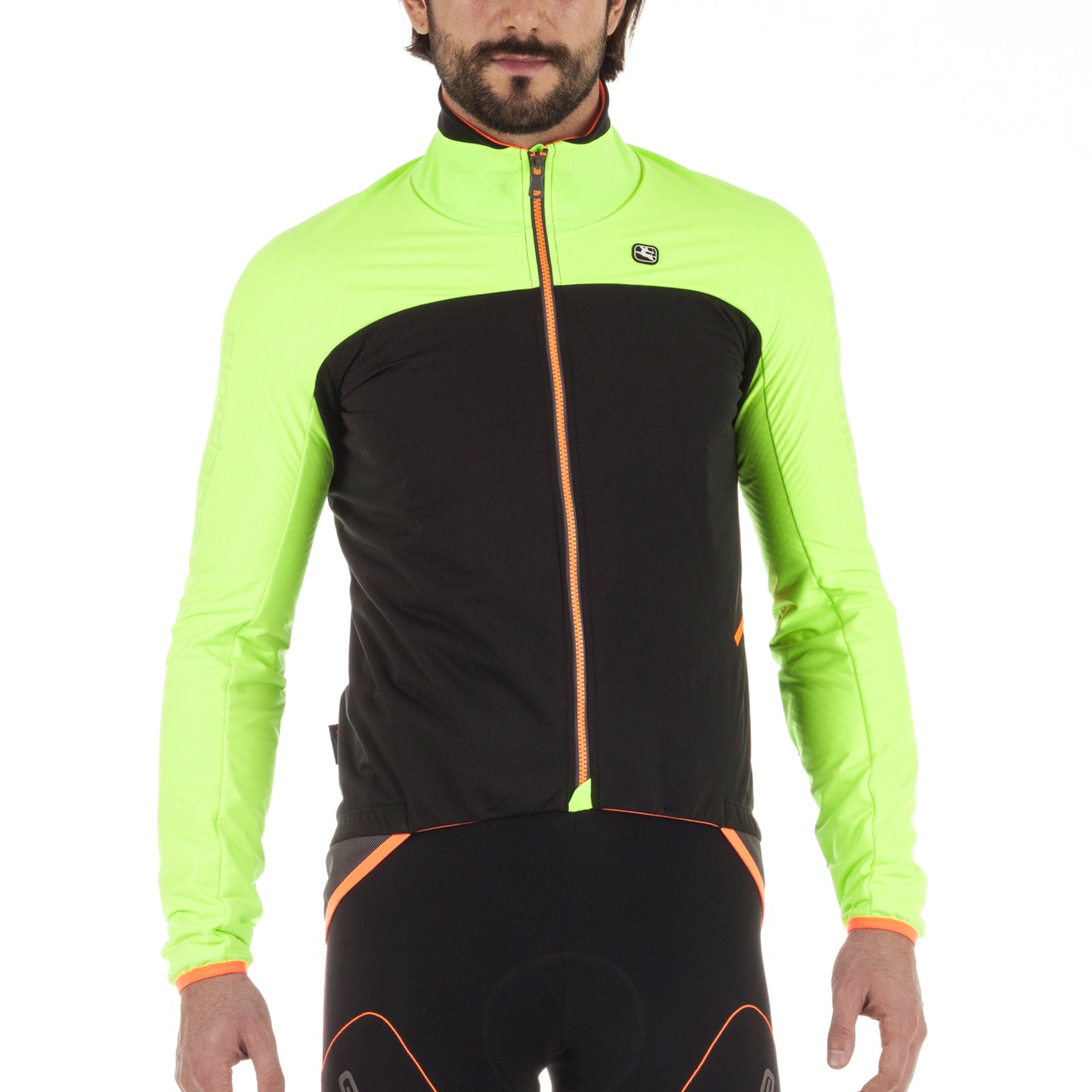 Giordana A +V Extreme Winter Jacket - Yellow-Black - Classic Cycling