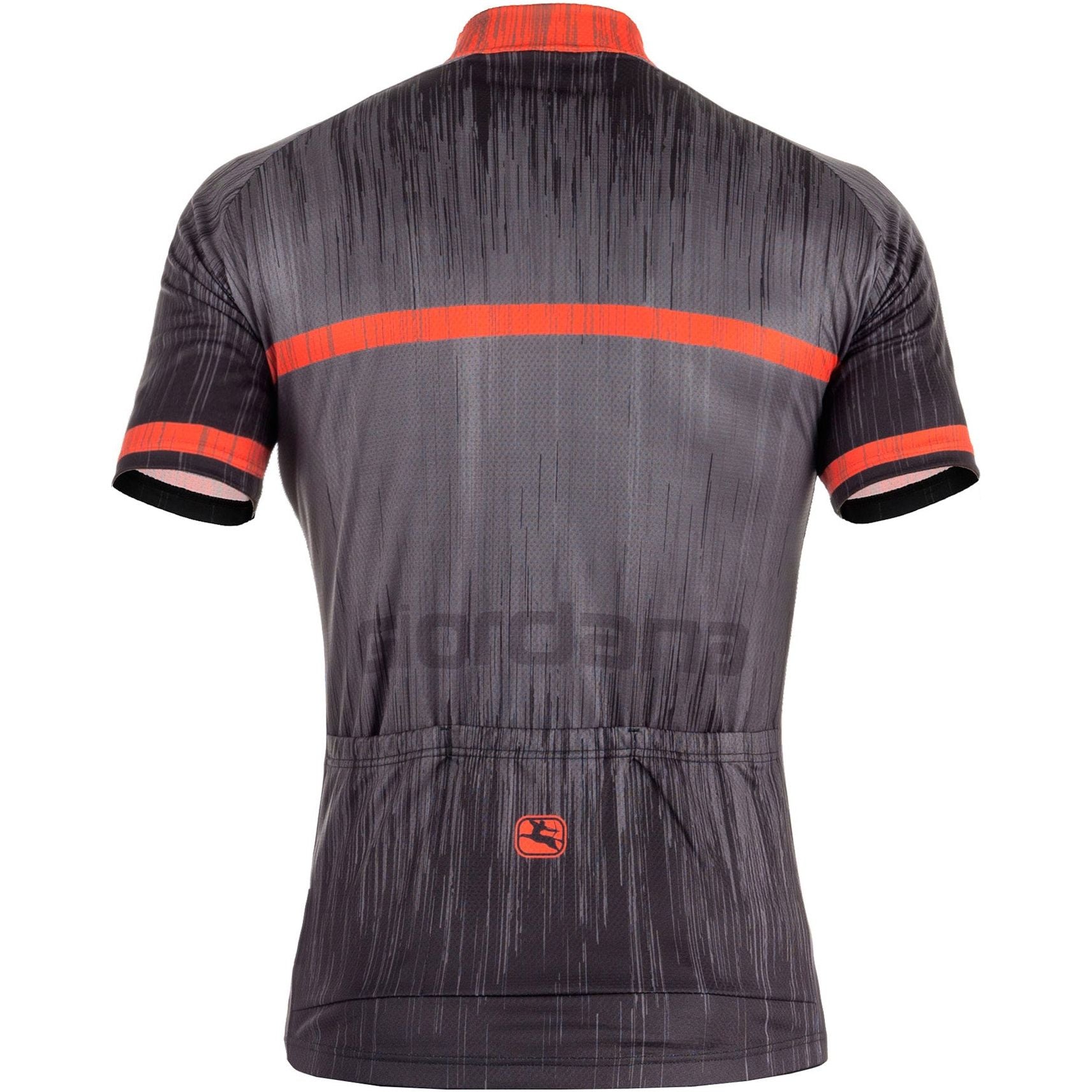 Giordana Trade "Inox" Vero Short Sleeve Jersey - Black-Red - Classic Cycling