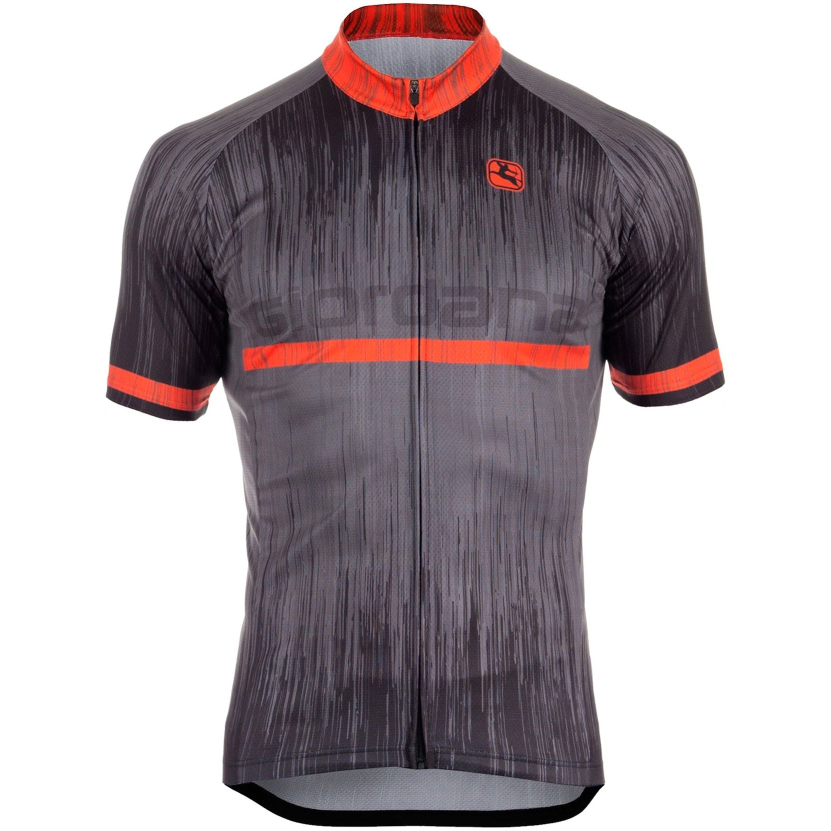 Giordana Trade "Inox" Vero Short Sleeve Jersey - Black-Red - Classic Cycling