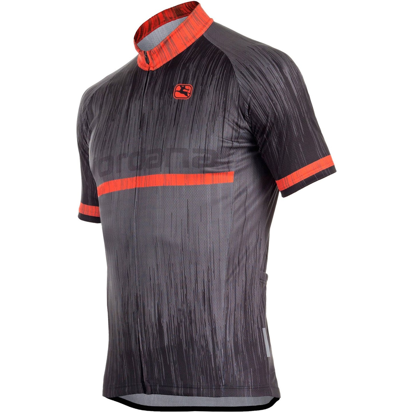 Giordana Trade "Inox" Vero Short Sleeve Jersey - Black-Red - Classic Cycling