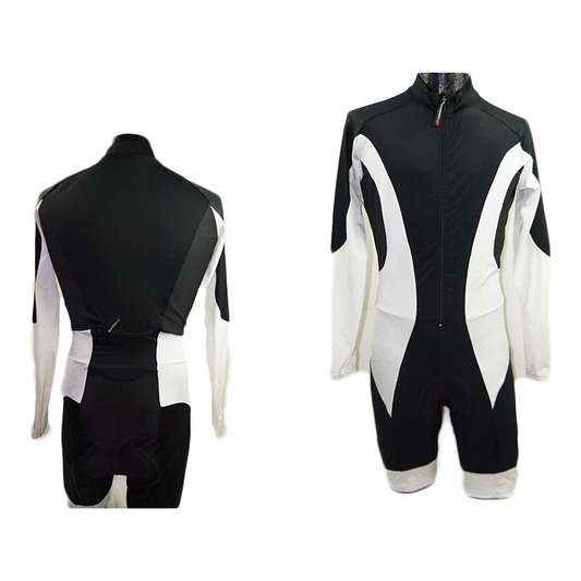 Hincapie Skinsuit - black white - Classic Cycling